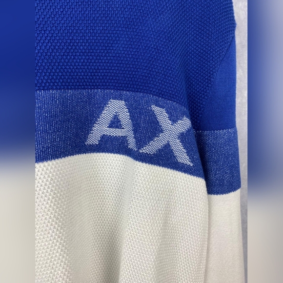 AX Armani Exchange Navy Logo Sweater Men Size  XL - Picture 5 of 9